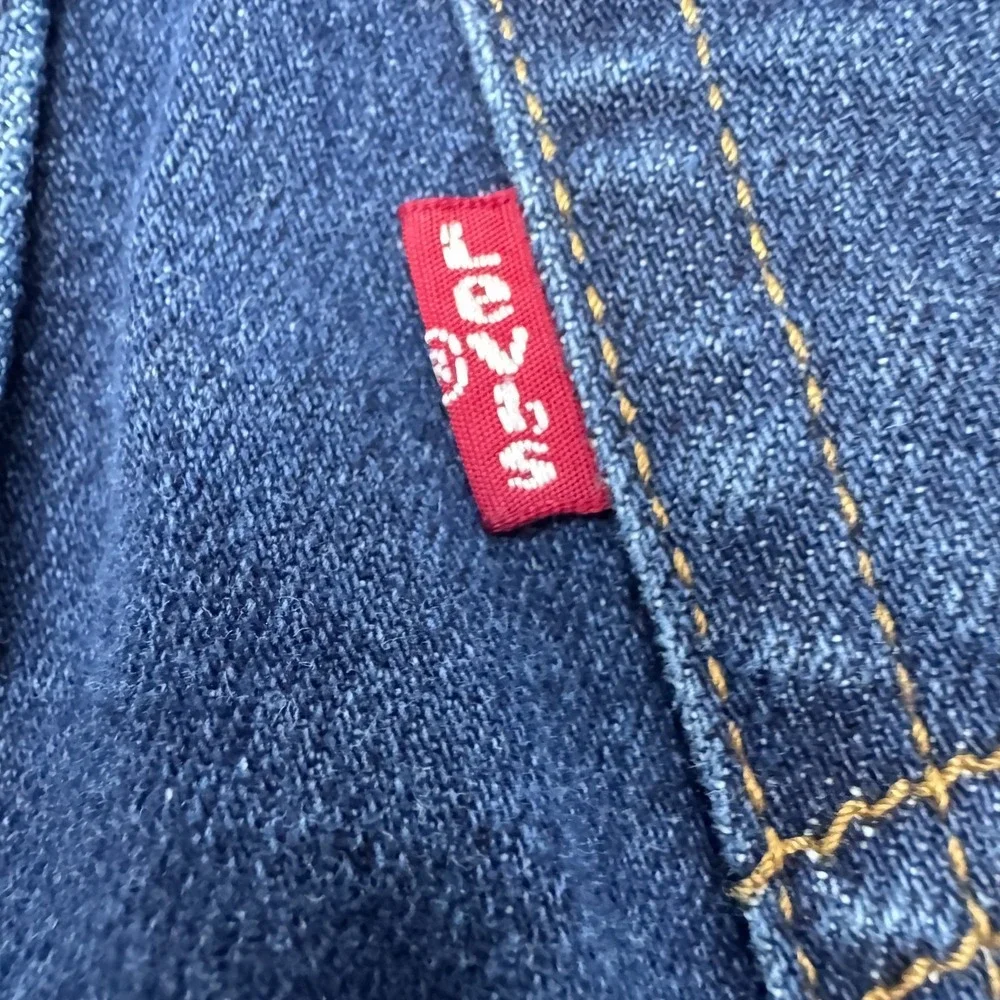 Levi's Women W27 L27 Ribcage Straight Ankle High Rise Distressed Blue Jeans Fit